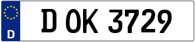 Truck License Plate